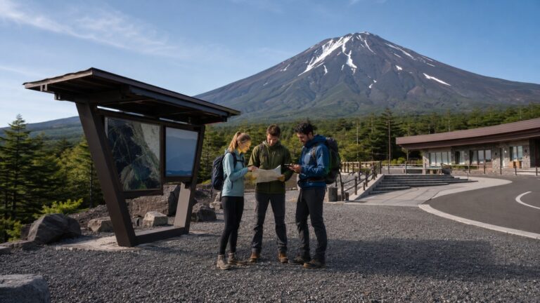 Mt. Fuji climbing route opening dates and facilities