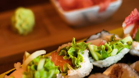 Assorted Japanese dishes served on a table for What to Eat Around Lake Kawaguchiko: A Refined Mt. Fuji Gourmet Guide