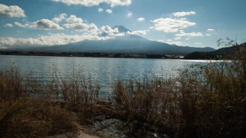 Snowy Mt. Fuji scenery for outside-climbing-season risk planning
