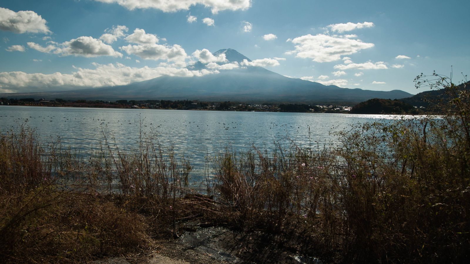 Snowy Mt. Fuji scenery for outside-climbing-season risk planning