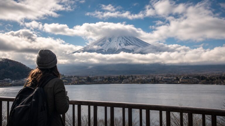 Mt. Fuji visibility planning from Lake Kawaguchiko