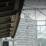 Railway platform and signal for a Fujikyu extra train service update