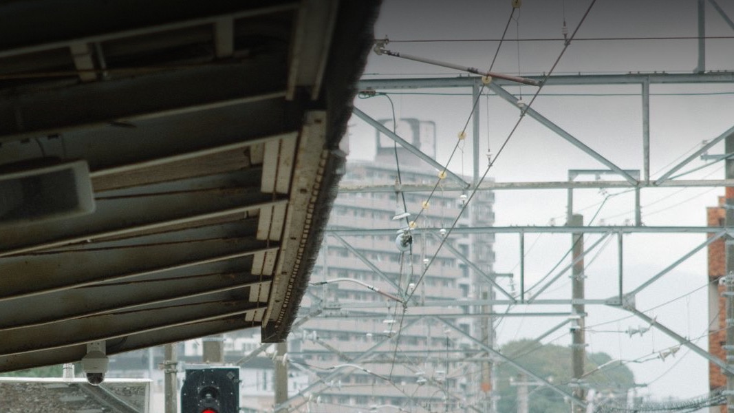 Railway platform and signal for a Fujikyu extra train service update